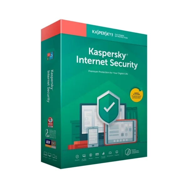 KL19398BKFS-20MAG Maroc KASPERSKY Internet Security 2020 Maroc KASPERSKY Internet Security 10 postes Maroc, Mac et Android contre les virus, les attaques de logiciels espions et autres cybermenaces. Elle actualise vos logiciels et vous met en garde contre les sites Internet dangereux avant que vous ne cliquiez dessus.