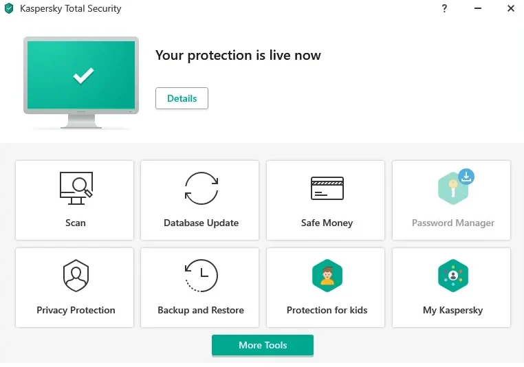 KL19498BEFS-20MAG Maroc KASPERSKY Total Security 2020 5 postes Maroc Antivirus Licence Kaspersky Licence 5 postes 1 an Maroc, KASPERSKY Total Security 2020 5 postes Multi-Device est notre solution de sécurité ultime… protégeant votre vie privée, votre argent, votre identité, vos photos, vos fichiers et votre famille contre les menaces Internet, la cybercriminalité et les programmes malveillants.