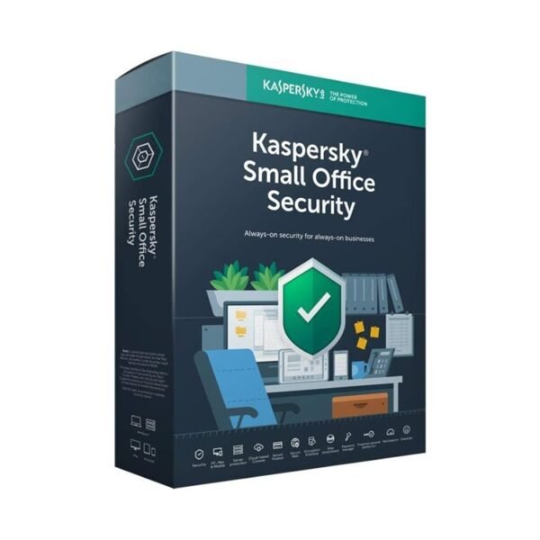 KL45418BEFS-20MWCA Maroc KASPERSKY Small Office Security 1 server + 5 postes Maroc Kaspersky Small Office Security 7.0 Maroc Antivirus Kaspersky Small Office Security Maroc, Une solution de sécurité conçue spécifiquement pour les très petites entreprises. Vous n’avez pas besoin de passer du temps à le gérer et il n’interrompt pas vos employés avec d’innombrables notifications. fait simplement son travail pendant que vous faites le vôtre.