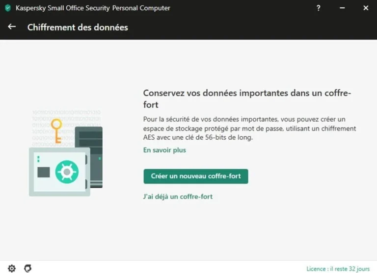 KL45418BKFS-23MAG Maroc Antivirus Small Office Security 10 postes 1 server Maroc Licence KASPERSKY 10 postes + 1 server  Maroc, KASPERSKY Small Office Security 10 postes 1 server protège vos données et garantit leur confidentialité. Il fournit une protection complète des données pour les serveurs et les postes de travail, en les protégeant contre les logiciels malveillants et les pirates informatiques