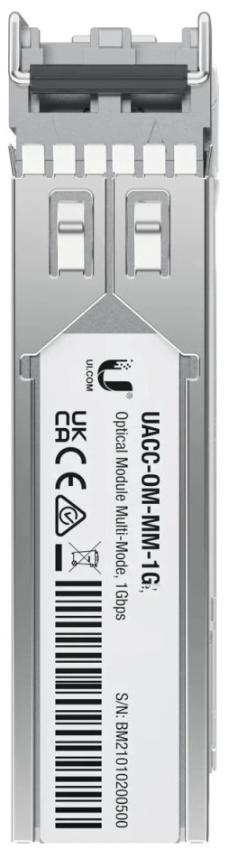 Ubiquiti UACC-OM-MM-1G Maroc Émetteur-récepteur SFP 1G multimode Maroc Module optique multimode 1G Maroc module Fibre optique Gbit/s Maroc Transceiver Ubiquiti Maroc, Le module UACC-OM-MM-1G-D-2 est conforme aux normes industrielles, garantissant l'interopérabilité avec une large gamme de périphériques et d'équipements réseau 