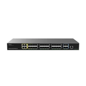 Grandstream GWN7831 Maroc Switch 24 ports SFP Gigabit Maroc Commutateur géré de couche 3 Maroc Grandstream 4 ports Gigabit Ethernet combinés Maroc, Son ensemble de fonctionnalités robustes comprend une prise en charge VLAN avancée pour une segmentation flexible du trafic