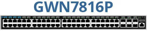 Grandstream GWN7816P Maroc Switch 48 ports Gigabit 6xSFP Maroc Commutateur Grandstream Maroc Switch PoE 48 ports couche 3 Maroc, Le commutateur PoE géré Gigabit Layer 3 Grandstream GWN7816P offre une multitude d'options de connectivité pour diverses configurations réseau, avec 48 ports Gigabit Ethernet et 6 ports Gigabit SFP+

