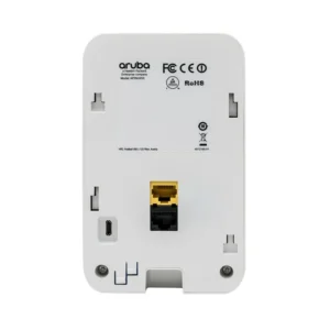 JY693A Maroc Point d'accès Aruba Maroc HPE Aruba AP-203H RW Maroc Point d'accès Aruba Maroc Point d'accès Wi-Fi HPE Maroc, Le point d'accès HPE Aruba AP-203H RW prend en charge jusqu'à 867 Mbps dans la bande 5 GHz (avec les clients 2SS/VHT80) ou jusqu'à 400 Mbps dans la bande 2,4 GHz (avec les clients 2SS/VHT40). En mode double radio 1x1, ces vitesses maximales atteignent respectivement 433 Mbps et 200 Mbps.