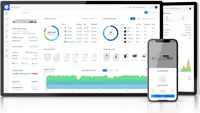 Switch Ubiquiti USW-Pro-Max-24-PoE Maroc commutateur Etherlighting L3 24 ports 2,5 GbE PoE++ Maroc Pro Max 24 PoE Maroc, Conçu pour allier évolutivité et performances, l'USW-Pro-Max-24-PoE s'intègre parfaitement aux infrastructures réseau existantes grâce à ses ports SFP+ prenant en charge des liaisons montantes jusqu'à 10 Gbit/s