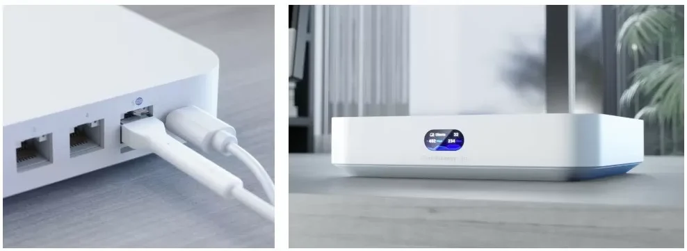 Ubiquiti UCG-Ultra Maroc Passerelle Cloud Ultra Maroc Cloud Gateway Ultra Maroc Passerelle cloud Multi-WAN Maroc, L'Ubiquiti UCG-Ultra est une passerelle multi-WAN puissante et compacte conçue pour optimiser les performances et la sécurité de votre réseau