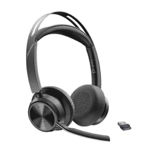 213726 01 Maroc Poly Voyager Focus 2 USB A Casque sans fil Bluetooth avec dongle BT700