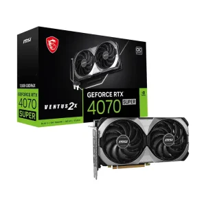 912 V513 658 MSI GeForce RTX 4070 SUPER 12G VENTUS 2X OC Carte graphique GeForce RTX 4070 SUPER Maroc 01