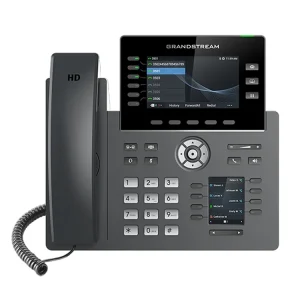 Grandstream GRP2616 Telephone IP 6 comptes SIP a 6 lignes Gigabit PoE WiFi Bluetooth
