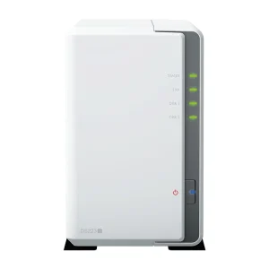 Synology DS223j Serveur NAS 2 baies RAM 1 Go DDR4 RTD1619B 1GbE RJ 45