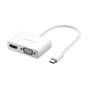 USB Type C vers VGA HDMI UGREEN 30843 Maroc Adaptateur UGREEN