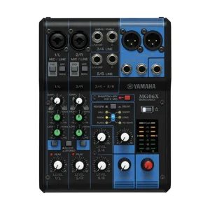 YAMAHA MG06X Table de mixage stereo compacte 6 entrees avec effets