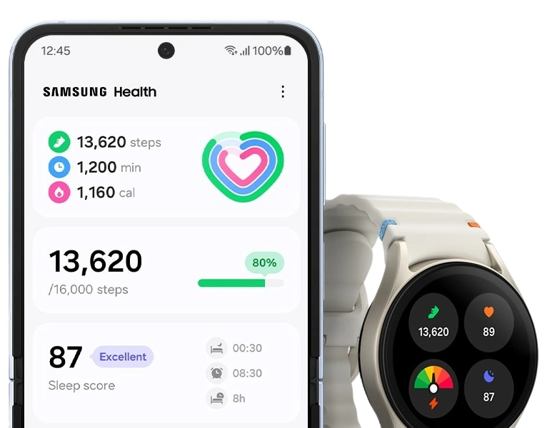 Samsung Galaxy Watch7 BT 40 mm crème Montre connectée Super AMOLED 1.3" NFC Wi-Fi Bluetooth (SM-L300NZEAMEA) 28 SM-L300NZEAMEA Maroc Samsung Galaxy Watch7 BT 40 mm crème Maroc Montre connectée Samsung Super AMOLED Maroc Montre Wi-Fi Bluetooth Maroc, Que ce soit pour le suivi de santé ou pour vos séances sportives, la Galaxy Watch7 BT 40 mm crème possède les outils adaptés à vos besoins.