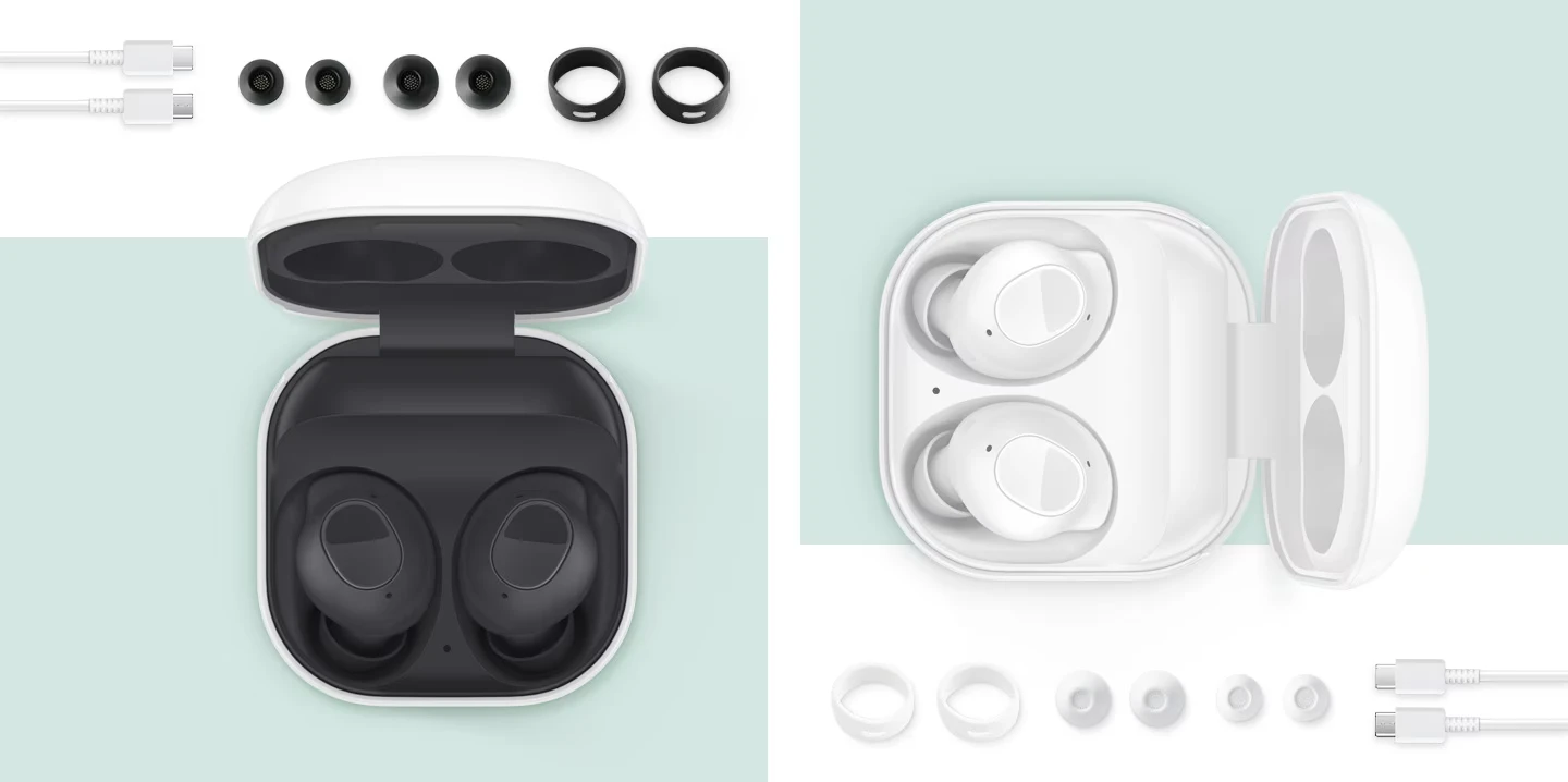 SM-R400NZAAMEA Maroc Samsung Galaxy Buds FE Graphite Maroc Écouteurs sans fil Bluetooth Maroc Écouteurs Samsung Bluetooth Maroc, Le Graphite et le Blanc sont deux couleurs intemporelles qui offrent un style élégant. 