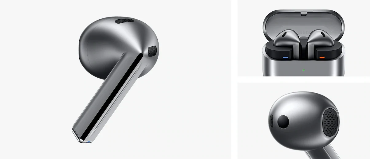 SM-R530NZAAMEA Maroc Samsung Galaxy Buds3 Silver Maroc Écouteurs sans fil Bluetooth Maroc Écouteurs Samsung Bluetooth Maroc, Design repensé, conçu pour un son incomparable. Ressentez la différence avec nos tout nouveaux écouteurs de type ouvert avec un ajustement serré et incliné pour sceller le son. 