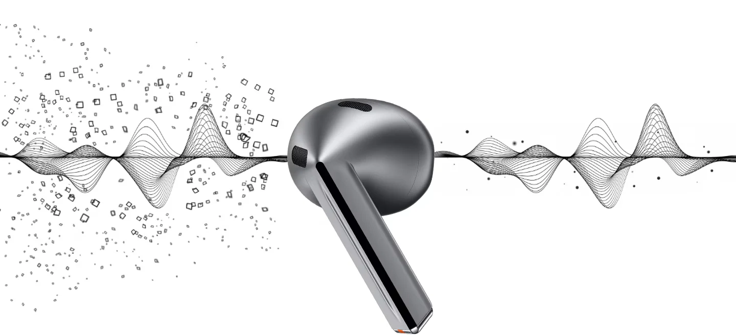 SM-R530NZWAMEA Maroc Samsung Galaxy Buds3 White Maroc Écouteurs sans fil Bluetooth Maroc Écouteurs Samsung Bluetooth Maroc, La configuration du son devient un jeu d’enfant avec l’ANC. Pour regarder une série, communiquer avec vos amis ou écouter votre playlist, profitez de réglages optimisés où que vous alliez.