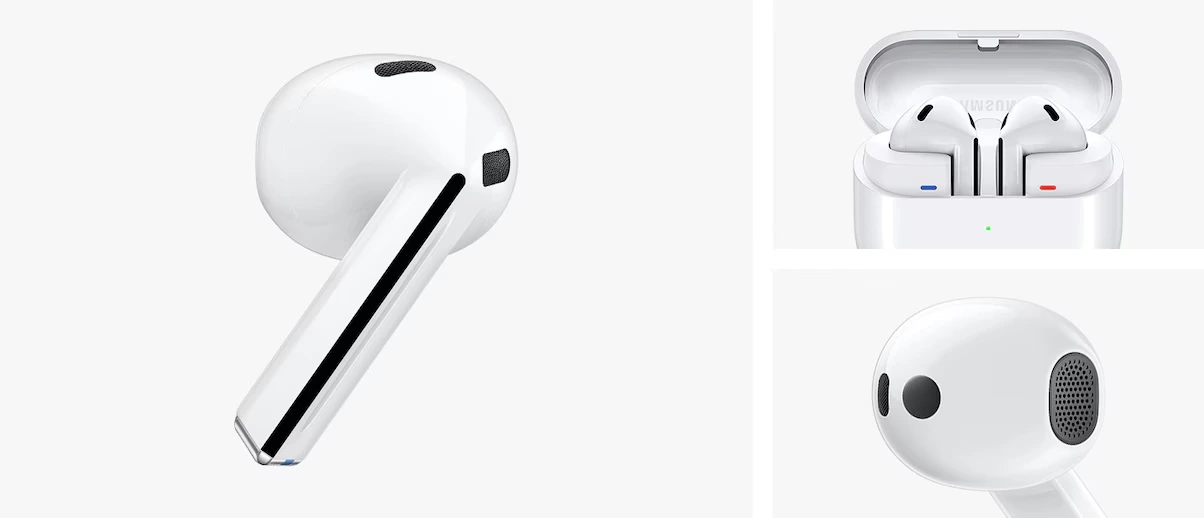 SM-R530NZWAMEA Maroc Samsung Galaxy Buds3 White Maroc Écouteurs sans fil Bluetooth Maroc Écouteurs Samsung Bluetooth Maroc, Design repensé, conçu pour un son incomparable. Ressentez la différence avec nos tout nouveaux écouteurs de type ouvert avec un ajustement serré et incliné pour sceller le son. 