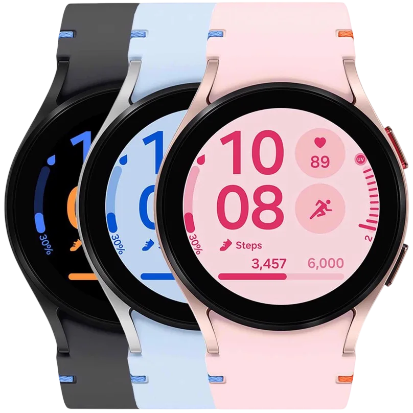 Samsung Galaxy Watch FE Pink Gold Montre connectée tactile 40 mm aluminium IP68 NFC Wi-Fi Bluetooth (SM-R861NIDAMEA) 29 SM-R861NIDAMEA Maroc Samsung Galaxy Watch FE Pink Gold Maroc Montre connectée tactile 40 mm Samsung Galaxy Watch FE Maroc, Gardez votre Samsung Galaxy Watch FE Pink Gold, Une session de course à pied précède une soirée au restaurant ? Gardez votre Samsung Galaxy Watch FE Pink Gold, changez simplement de bracelet