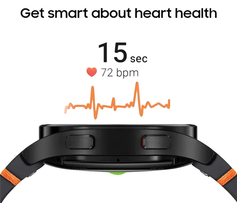 Samsung Galaxy Watch FE Black Montre connectée tactile 40 mm aluminium IP68 NFC Wi-Fi Bluetooth (SM-R861NZKAMEA) 27 SM-R861NZKAMEA Maroc Samsung Galaxy Watch FE Black Maroc Montre connectée tactile 40 mm Samsung Galaxy Watch FE Maroc, Pour rester en bonne santé, il faut avant tout bien connaître son corps. Et la Samsung Galaxy Watch FE Black le fait à merveille