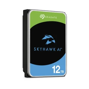 ST12000VE003 Maroc Seagate SkyHawk AI 12TB Maroc Disque dur vidéosurveillance 12 To 7 200 tr/min SATA III 3,5" 512 Mo, Le disque de surveillance ST12000VE003 Skyhawk AI est équipé du firmware ImagePerfect AI de Seagate, qui lui permet de gérer les charges de calcul intensives requises par l'analyse vidéo IA.