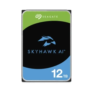 ST12000VE003 Maroc Seagate SkyHawk AI 12TB Maroc Disque dur vidéosurveillance 12 To 7 200 tr/min SATA III 3,5" 512 Mo, Ce disque haute capacité est optimisé pour l'enregistrement et la lecture vidéo en continu, et est spécialement conçu pour gérer les charges de travail exigeantes des environnements de surveillance.