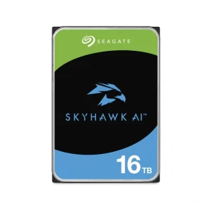 ST16000VE004 Maroc Seagate SkyHawk AI 16TB Maroc Disque dur vidéosurveillance Maroc 16 To 7 200 tr/min SATA III 3,5" 512 Mo, Ce disque haute capacité est optimisé pour l'enregistrement et la lecture vidéo en continu, et est spécialement conçu pour gérer les charges de travail exigeantes des environnements de surveillance.