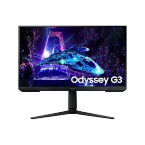 LS27DG300EUXEN Maroc Moniteur de jeu Samsung Odyssey G3 G30D 27 Maroc Ecran de jeu 27 Maroc, ce moniteur offre des graphismes ultra-fluides avec un flou de mouvement minimal. La technologie AMD FreeSync élimine les déchirures d'image et les saccades avec les cartes graphiques compatibles.