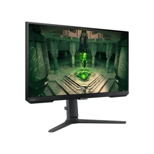 LS27BG400EUXEN Maroc Moniteur de jeu Samsung Odyssey G4 27 Maroc Ecran de jeu 27 Maroc, La prise en charge AMD FreeSync Premium et la compatibilité NVIDIA G-Sync contribuent à éliminer les déchirures d'image et les saccades.