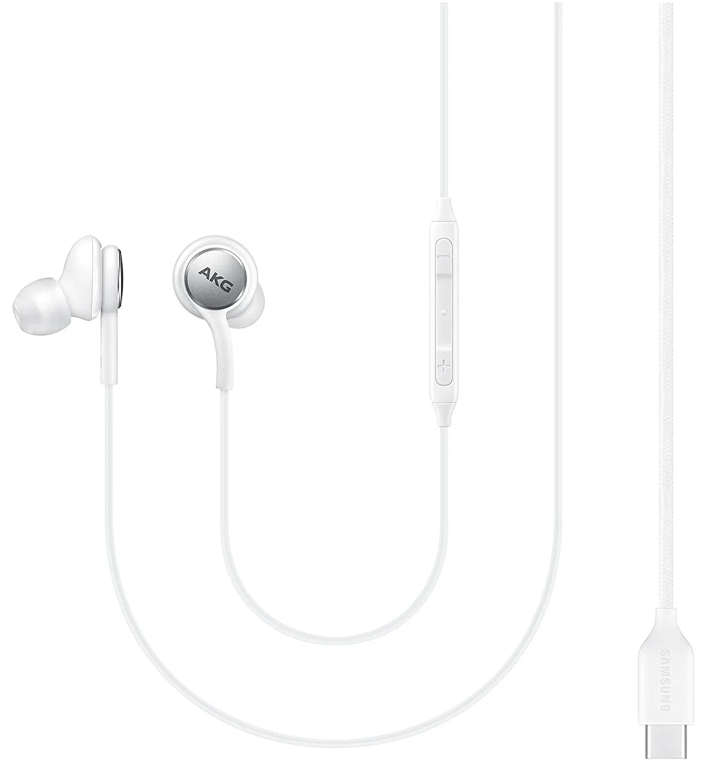 EO-IC100BWEGWW Maroc Samsung Type-C Earphones White Maroc Ecouteurs filaire Maroc Écouteur AKG Intra Auriculaire Maroc, Élaboré à partir de matériaux légers, chaque écouteur est conçu pour se nicher confortablement dans votre oreille et vous plonger en immersion dans vos morceaux préférés