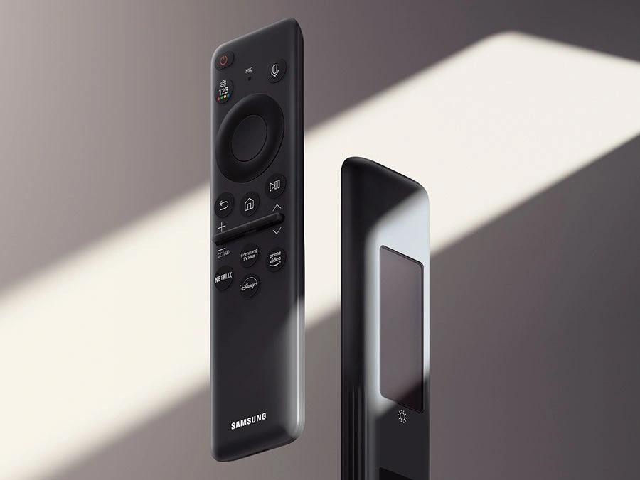 QA55QN85DBUXMV Maroc Smart TV Samsung Neo QLED 4K 55 série 8 Maroc Téléviseur Samsung Neo QLED 55 Maroc, Avec le panneau solaire à l'arrière que vous pouvez utiliser pour la charge, vous n'avez plus besoin d'utiliser de piles pour la SolarCell Remote et faites un geste pour l'environnement.