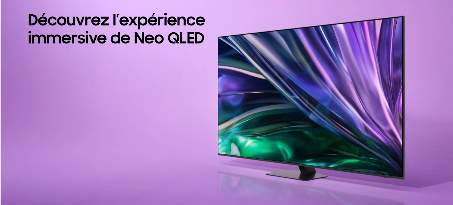 QA55QN85DBUXMV Maroc Smart TV Samsung Neo QLED 4K 55 série 8 Maroc Téléviseur Samsung Neo QLED 55 Maroc, Avec le téléviseur Samsung Neo QLED 4K 55 série 8 profitez d'une expérience spectaculaire en 4K grâce au nouveau processeur NQ4 AI Gen 2 encore plus intelligent qui optimise chaque détails, dans les scènes très sombres comme dans les zones très lumineuses 