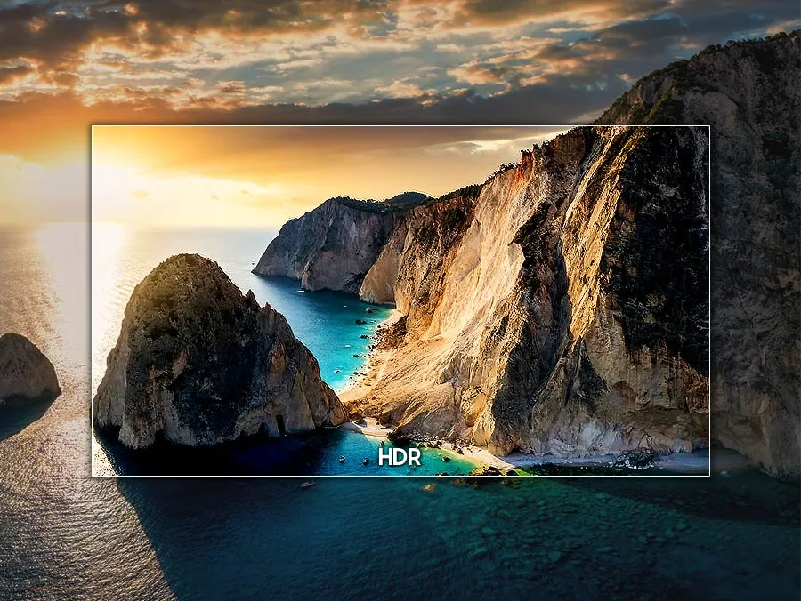 UA43DU7000UXMV Maroc Smart TV Samsung 43 Crystal UHD Serie 7 Maroc Téléviseur Samsung 43 Serie 7 CRYSTAL Maroc, La plage dynamique élevée (HDR) augmente le rapport entre les zones les plus claires et les plus sombres des scènes