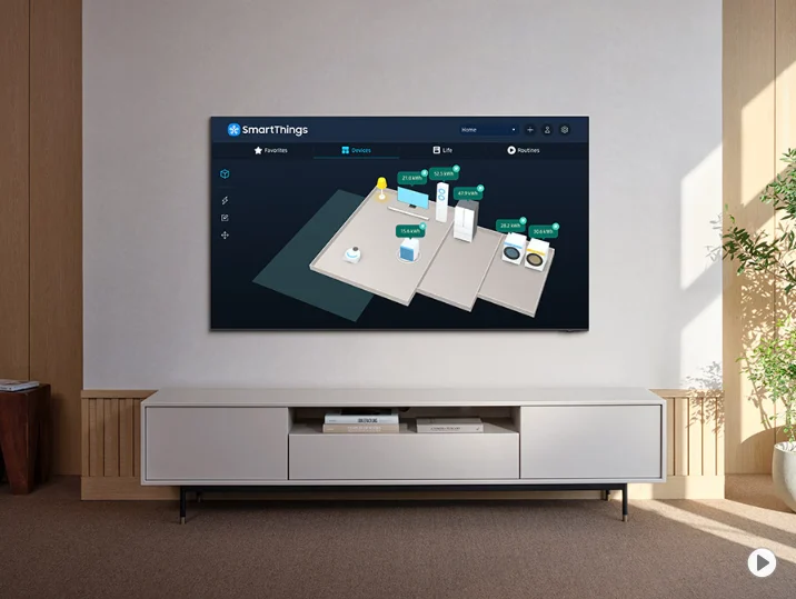 UA43DU7000UXMV Maroc Smart TV Samsung 43 Crystal UHD Serie 7 Maroc Téléviseur Samsung 43 Serie 7 CRYSTAL Maroc, Gérez mieux votre maison en surveillant et en contrôlant intuitivement votre électroménager et vos appareils IdO à partir d'une carte 3D de votre maison.