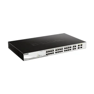 Switch D-Link DGS-1210-28MP Maroc Switch 24 ports Gigabit PoE Maroc Commutateur 24 ports Gigabit PoE 370W D-Link Maroc, Le DGS-1210-28MP prend également en charge des fonctionnalités avancées telles que les routes statiques, qui permettent aux administrateurs réseau de diviser le réseau en VLAN, améliorant ainsi son efficacité.