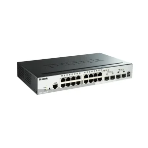 Smart Switch D-Link DGS-1510-20 Maroc Switch 16 ports Gigabit Maroc Commutateur Gigabit intelligents 16 ports Maroc, La fonction de contrôle de flux IEEE 802.3x permet aux serveurs de se connecter directement au commutateur pour un transfert de données rapide et fiable. Les fonctions de maintenance réseau incluent la détection de bouclage et le diagnostic des câbles.