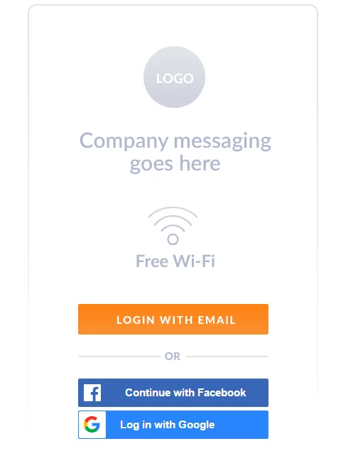 Point d'accès D-Link DAP-X2850 Maroc Point d'accès Wi-Fi 6 Maroc Point d'accès Nuclias Connect AX3600 Maroc, Connectez vos visiteurs rapidement et facilement grâce à un portail captif. Non seulement vous leur permettez de se connecter avec leur adresse e-mail, leur compte Facebook ou Google, mais cela permet également à votre entreprise de renforcer sa notoriété et de promouvoir ses offres promotionnelles.