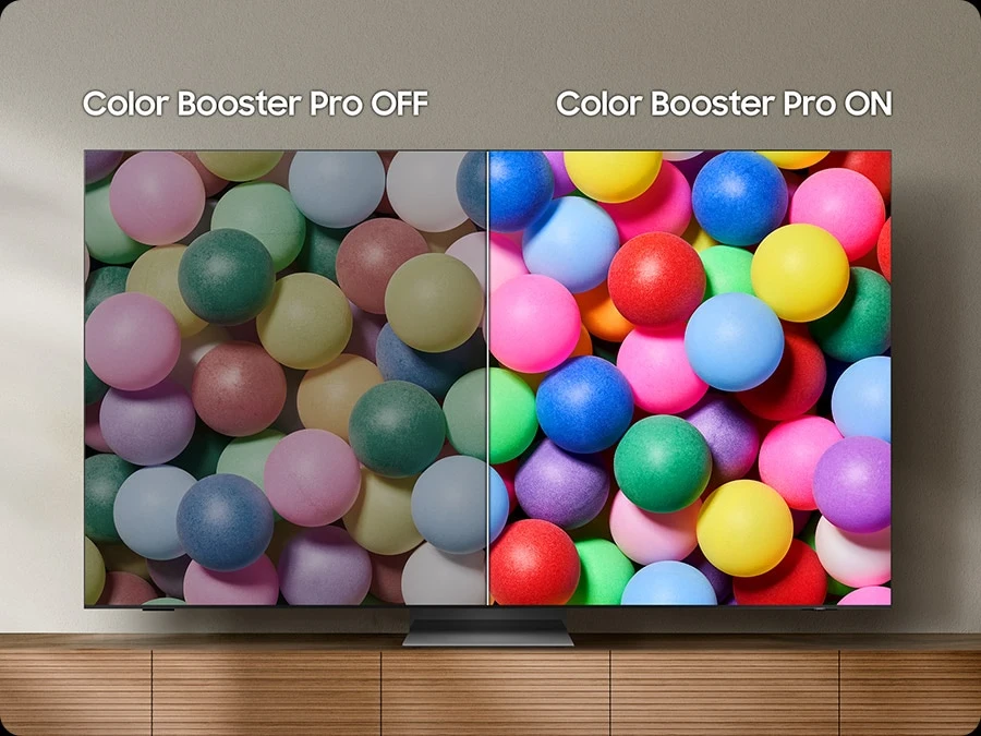 QA43Q7FAAUXMV Maroc Smart TV Samsung 43 QLED Q7F Maroc Smart TV Samsung Maroc Samsung 43 QLED Q7F 4K, L'IA reconnaît chaque scène et améliore l'expression des couleurs en conséquence, pour offrir une expérience plus vive et dynamique.