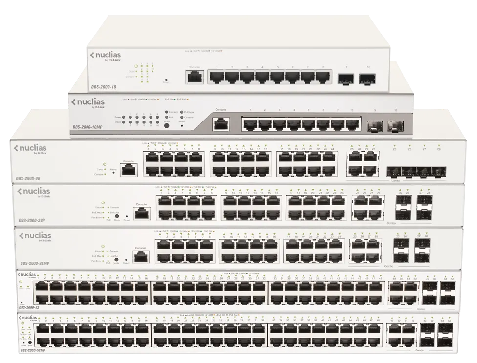 Switch D-Link Nuclias Cloud DBS-2000-28MP Maroc Switch Nuclias Cloud 24 ports PoE Maroc Commutateur Nuclias Cloud 24 ports Maroc, Doté d'une gamme complète de fonctionnalités de couche 2 et de sécurité, le DBS-2000-28MP inclut la surveillance IGMP