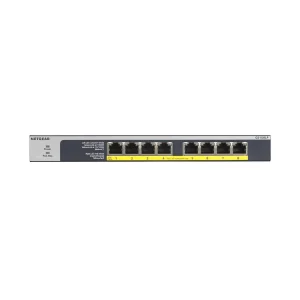 Switch Netgear GS108LP Maroc Switch 8 ports Gigabit PoE Maroc Commutateur non géré 8 ports Netgear Maroc, Grâce à la première technologie PoE+ intégrée flexible du marché vous pouvez augmenter ou diminuer votre budget PoE en achetant simplement une nouvelle alimentation, pérennisant ainsi efficacement les réseaux et les budgets des petites entreprises.