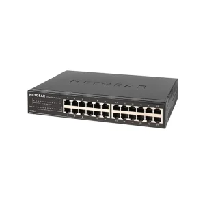 Switch Netgear GS324 Maroc Switch 24 ports Gigabit Maroc Commutateur non géré 24 ports Netgear Maroc, Ce switch non géré facilite l'expansion de votre réseau avec une architecture non bloquante assurant un débit maximal à pleine vitesse.