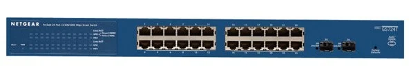 Switch Netgear GS724T Maroc Switch manageable niveau 2 Maroc Switch 24 ports Gigabit 4xSFP Maroc Switch 24 ports Netgear Maroc, Le switch Gigabit intelligent Netgear GS724T offre de nouvelles fonctionnalités puissantes de couche 2+/3 Lite, ainsi que des performances et une ergonomie améliorées.