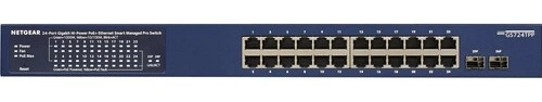 Netgear GS724TPP Switch administrable gigabit 24 ports PoE+ 2 x SFP 380W Géré L4 (GS724TPP) 26 Switch Netgear GS724TPP Maroc Switch administrable Maroc Switch 24 ports PoE Maroc Switch 24 ports Netgear Maroc, Le Netgear GS724TPP est un commutateur intelligent Gigabit Ethernet PoE+ hautes performances à 24 ports, conçu pour les entreprises nécessitant des solutions réseau robustes, évolutives et faciles à gérer