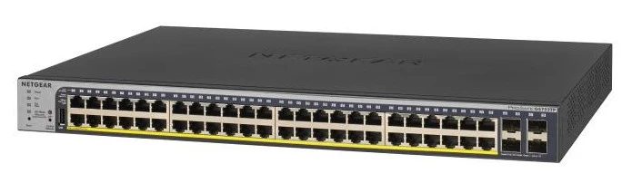 Netgear GS752TP Switch administrable gigabit 48 ports PoE+ 4 x SFP 384W Géré L3 (GS752TP) 28 Switch Netgear GS752TP Maroc Switch administrable Maroc Switch 48 ports PoE Maroc Switch 48 ports Netgear Maroc, Ce commutateur Netgear GS752TP offre des fonctionnalités L2/L3 complètes, notamment la prise en charge des VLAN