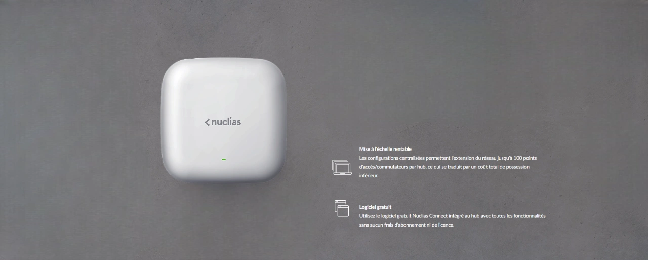 Nuclias Connect D-Link DNH-100 Maroc Controller Nuclias Connect Wireless Maroc Controller points d'accès Maroc, Le hub DNH-100 Nuclias Connect vous offre la flexibilité financière et technique nécessaire pour faire évoluer votre réseau en ajoutant simplement des hubs