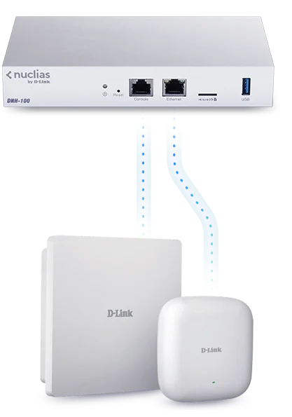 Point d’accès D-Link DAP-2682 Maroc D-Link Nuclias Connect AC2300 Maroc Point d’accès Wi‑Fi D-Link, Le contrôleur sans fil DNH-100 offre une solution économique et prête à l'emploi, évitant ainsi l'installation et la maintenance de Nuclias Connect sur du matériel supplémentaire tel qu'un serveur ou un PC 