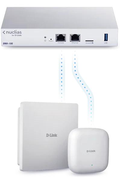 Point d’accès D-Link DAP-X2810 Maroc Point d’accès Nuclias Connect AX1800 Maroc Point d’accès Wi-Fi 6 Maroc, Le contrôleur sans fil DNH-100 offre une solution économique et prête à l'emploi, évitant ainsi l'installation et la maintenance de Nuclias Connect sur du matériel supplémentaire tel qu'un serveur ou un PC.
