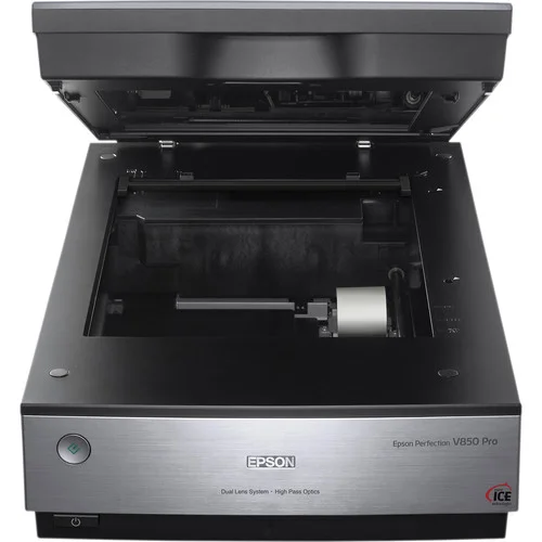 Scanner Epson Perfection V850 Pro Maroc Scanner à plat Maroc Scanner à plat pour photos et films Maroc B11B224401 Maroc, Le système à double lentille du Epson Perfection V850 Pro sélectionne automatiquement la lentille adéquate, peu importe le support que vous souhaitez numériser. 