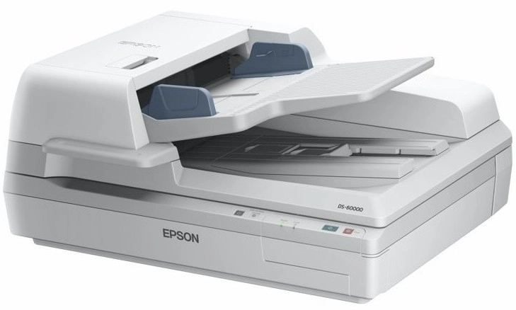 Scanner Epson WorkForce DS-60000N Maroc Scanner à plat Maroc B11B204231BT Maroc Scanner A3 Maroc, Ce scanner à plat répond aux besoins des entreprises qui recherchent une conversion rapide, fiable et polyvalente de leurs documents, pour leur archivage et leur distribution électroniques. Numérisant jusqu'à 40 pages par minute 