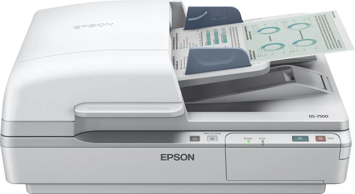 Scanner Epson WorkForce DS-6500 Maroc Scanner à plat Maroc Scanner de documents Maroc B11B205231BA Maroc, Le scanner de documents Epson WorkForce DS-6500 offre une résolution de 1200 x 1200 ppp et une vitesse de numérisation allant jusqu'à 25 ppm. 