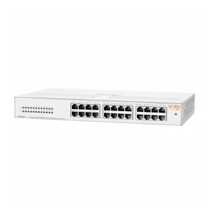 R8R49A Maroc Commutateur Aruba Instant On 1430 24G Maroc Switch 24 ports Aruba Maroc Commutateur 24 ports non géré Maroc, Série de commutateurs Gigabit Ethernet de couche 2 non gérés, prêts à être déployés pour les modèles à 5, 8, 16, 24 et 26 ports non PoE et PoE.